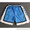 Мужские шорты только NCAA Северная Каролина Тар Хилс Шорты дышащие спортивные штаны Классическая спортивная одежда колледжа баскетбольные шорты на молнии