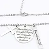 Pendant Necklaces Bible Verse Cross Christian Prayer Charm Faith Religious Birthday Christmas Jewelry For Women Drop Deliv Carshop2006 Amfvx