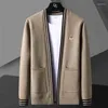 Men's Sweaters Designer Bee Embroidery Mens Sweater Cardigan Brand Korean Casual Coat Elegant 2022 Autumn Men Clothing