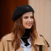 Baretten Damesmode Baret Caps Winter Hoeden Voor Vrouw 2023 Koreaanse Achthoekige Hoed Kunstenaar Schilder Vintage Gorra Herfst Sboy Cap mujer