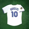 College porte des maillots de baseball personnalisés Toronto 1992 Retro WS Joe Carter Roberto Alomar Pat Borders Dave Winfield John Olerud David 7703824