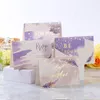 Cadeau Wrap 8pcs / lot Enveloppes en papier d'acide sulfurique Carte de voeux bronzante Cartes de bénédiction Invitations de l'enseignant Carte postale Fournitures scolaires
