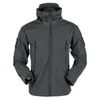 Giacche da uomo Giacca da uomo Outdoor Soft Shell Fleece Uomo e donna antivento impermeabile traspirante e termico tre in uno gioventù con cappuccio 220905