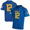 WS American College Football Wear Custom 2021 NCAA Navy Midshipmen College Jersey 축구 Dalen Morris Nelson Smith Mychal Cooper Diego Fagot