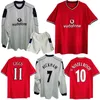 2000 2002 Beckham V.Nistelrooy Retro Soccer Jersey Manchester Veron Giggs Keane Scholes G.Neville Stam Old United Shirts Classic Vintage Football Shirt