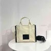 أكياس التسوق مارك حقيبة حمل Women Handbag Fashion All-Match Shopper Counter Counter Facs Canvas Handbags Threeives Totes