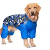 Vestuário para cães cães roupas de algodão grandes cães de tamanho médio outono e inverno animal de estimação mais veludo espessado de quatro pernas de pernas