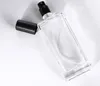 50pcs 50ml de vidro perfume spray garrafa de viagem recarreg￡vel Atomizador de perfume vazio embalagem cosm￩tica SN110