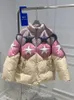 Womens Women Fashion Fempointed Star Mönster Down Jacket dragkedja upp dolda huva överdimensionerade pufferrockar avslappnade kvinnliga vinter parkor 220902
