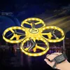 지능형 UAV RC 미니 쿼드 콥터 유도 드론 스마트 시계 원격 감지 항공기 UFO 핸드 컨트롤 드론 고도 어린이 220905