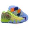 Kyrie 4 4S Mens basketskor Confetti Ankel Taker Halloween BHM Equality Mamba Light Volt 2023 Man Hommes Trainer Sneaker Storlek 7 - 12