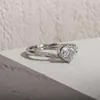 Collane con ciondolo AnuJewel 1ct D Color Moissanite Diamond Twist 18K placcato oro Fedi nuziali di fidanzamento per le donne all'ingrosso