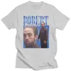Erkek Tişörtleri Robert Pattinson 90s Vintage Unisex Siyah Tshirt Erkekler Tişört Büyük Boy Grafik Tişörtleri% 100 Pamuk T-Shirt Adam Kadın Tees Tops 220905