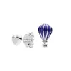 Coeurs et ballon chaud bleu boucle d'oreille en argent sterling véritable femmes bijoux de fête de mariage avec coffret d'origine pour pandora petite amie cadeau boucles d'oreilles