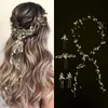 Bandas da cabeça Cabelo de casamento Vinha para noivas 39 contas de cristal de 4 polegadas peças de noiva com pinos de pérolas handmades shinestones headpieces yydhhome amyol