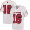 WS American College Football Wear Custom 2021 College NC State Wolfpack Jersey Football Trenton Gill Devin Carter Philip Rivers Devin Leary Mat