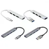 Estensioni mini hub USB 4 porte 3.0 2.0 Splitter Stazione dati ultra alluminio P5S0 Adattatore portatile S Y1H1