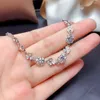 Bracelets Sterling Silver 925 For Women Tennis Bracelet Charm Moissanite Jewelry GIA Wedding