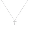 Pendant Necklaces Small Cross For Women Simated Diamond Dainty Necklace Cubic Zirconia Drop Delivery 2022 Bdejewelry Amlcm