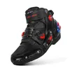 오토바이 부츠 바이커 방수 속도 모토 크로스 레이싱 신발 남성 여성 소프트 비 슬립 보호 오토바이 라이딩 보타 Moto267I