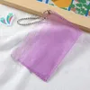 Titolari di carte Portamonete in gelatina in PVC trasparente da donna Mini portamonete Ragazze Casual Bus Portafoglio trasparente da donna