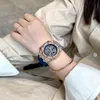 Lüks Mens Mekanik Saat Domine -Star Girl S Büyük Kadran Çift Yaz Swiss ES Marka Bilek Swatch