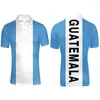 Men's Polos GUATEMALA Male Shirt Diy Custom Name Number Gtm Nation Flag Country Guatemalan Spanish College Print Po Clothing
