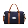 Duffel Bags Fashion Ladies Travel Bag Sports Gym Oxford ткани водонепроницаемая сумочка для хранения мужская багаж