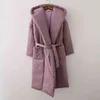 Piumino da donna Parka 2022 Giacca invernale da donna Cappotto elegante spesso caldo fluff Parka lungo Cappotto esterno impermeabile femminile New Hot T220908