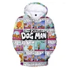 Men's Hoodies Be Well Received DOG MAN 3D Boys/girls Fashion Hooded Casual Funny Pullovers Hip Hop Oversized Sweatshirt