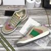 Kvalitet Toppdesigner skor casual skor mode retro smutsiga sko klassiska par skor läder sneakers mäns kvinnors sneaker storlek 35-44