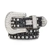 2022 مصمم BB Belt Simon Men's Women's Women Womenling Diamond Hop Hop Base Black Black Blue White Multicolor Rhinestons Gift