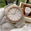 メンズメカニカルウォッチの高級時計AP15400およびAP15500ハイエンドスチールバンドはスイスのトップブランドの腕時計です