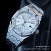 Luxury Mens Mechanical Watch Roya1 0ak Automatyczne modne stalowe zespół Octagonowy Porthole Dial Business Swiss ES Brandwatch