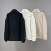 Mens Womens Plush Jacket Coat Embroidery Letter Fleece Jackets Sweatshirt Windbreaker Outerwear Tops