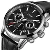 2019 New Mens Watches Lige Top Brand Luxury Leather Casual Quartz Watch Men Sport Waterproof Clock Black Watch Relogio Masculino T3000