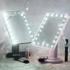 Espelhos criativos maquiagem LED ajust￡vel espelhos de banheiro desktop decorativo toque decrescente interruptor de armazenamento cosm￩tico 20220905 E3