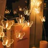 Stringhe LED String Light Farfalla Fata Lampada Ghirlanda Matrimonio Decorazioni per la casa per la camera da letto Decorazione dell'albero di Natale