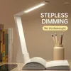 Table Lamps Led Desk Lamp 3 Color Stepless Dimmable Touch Foldable Bedside Reading Eye Protection Night Light USB Chargeable