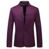 Herenpakken MRMT 2022 Brand Heren Jackets Leisure Suit overjas voor mannelijk stand Kraag vaste kleur jas buitenkleding kleding kledingstuk