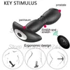 Produkty kosmetyczne anal dildo wibrator teleskopowy samiec masażer prostaty g stymulacja stymulacja aplikacja dotyk