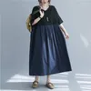 Casual Kleider Übergroßen Schwarz Sommer Kleid Frauen Baumwolle Stil Große Größe Weibliche Damen Vestidos Lose Übergröße 2022