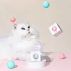 Akıllı kedi oyuncakları elektrikli kedi topu otomatik haddeleme interaktif eğitim iç mekan oyuncusu için kendi kendine hareket eden yavru kedi