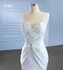 Élégante Robe De Mariée Sirène Vintage Satin Tendance Conception Perle Robe De Mariée Personnalisée SM67502