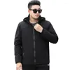 Jackets masculinos inverno tamanho grande 10xl 9xl masculino impermeável jaqueta com capuz com capuz masculino masswear casacos de casacos finos de veludo fino