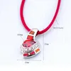 Pendant Necklaces Fashion Jewelry Silver Plated Bohemia Women Birthday Party Garnet Fire Opal Leather Cord Rope Chain Necklace OP020