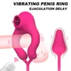 Articles Articles de beauté Télécommande Terme Licking Stimulator clitoral Plug anal vibration de serrure d'oeuf anneau de sperme mâle éjaculation retardée SE