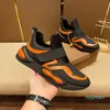 2022 Zapatos Chunky Luxury Mens Diseñador Zapatillas de deporte Cuero genuino Piel de becerro Entrenadores de lujo Unisex Low Top Casual Shoes