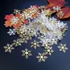 Christmas Decorations 300pcs Snowflakes Confetti Artificial Snow Tree Ornaments For DIY Handmade Wedding Decoration Year Gifts