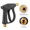 Lance High Pressure Washer Gun 3000 PSI Max With 5 Color Quick Connect Nozzles M22 Hose Connector 3.0 TIP